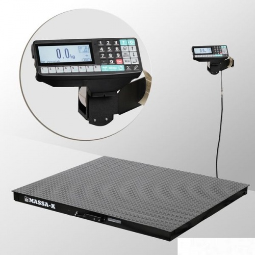 Весы платформенные с печатью этикеток Масса-К 4D-PM-20/15-RP фото 2