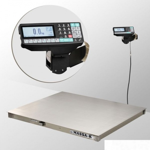 Весы платформенные с печатью этикеток Масса-К 4D-PM.S-12/10-RP фото 2